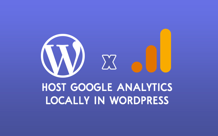 host google analytics locally in WordPress